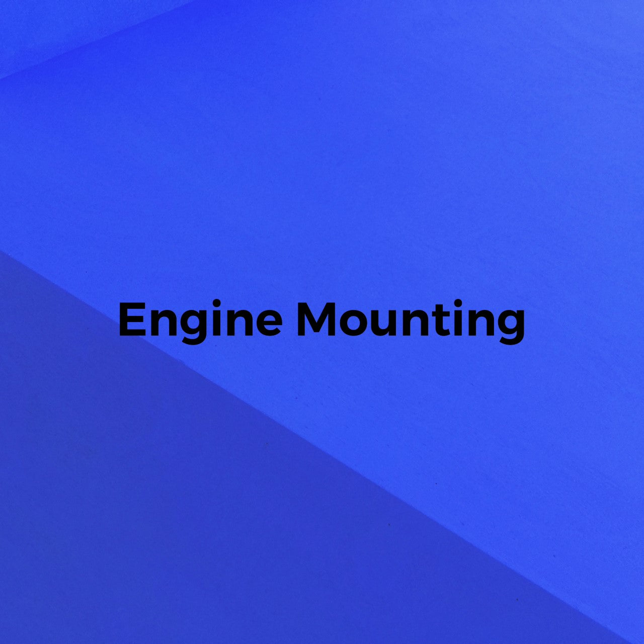 Engine mounting MP7 engine
