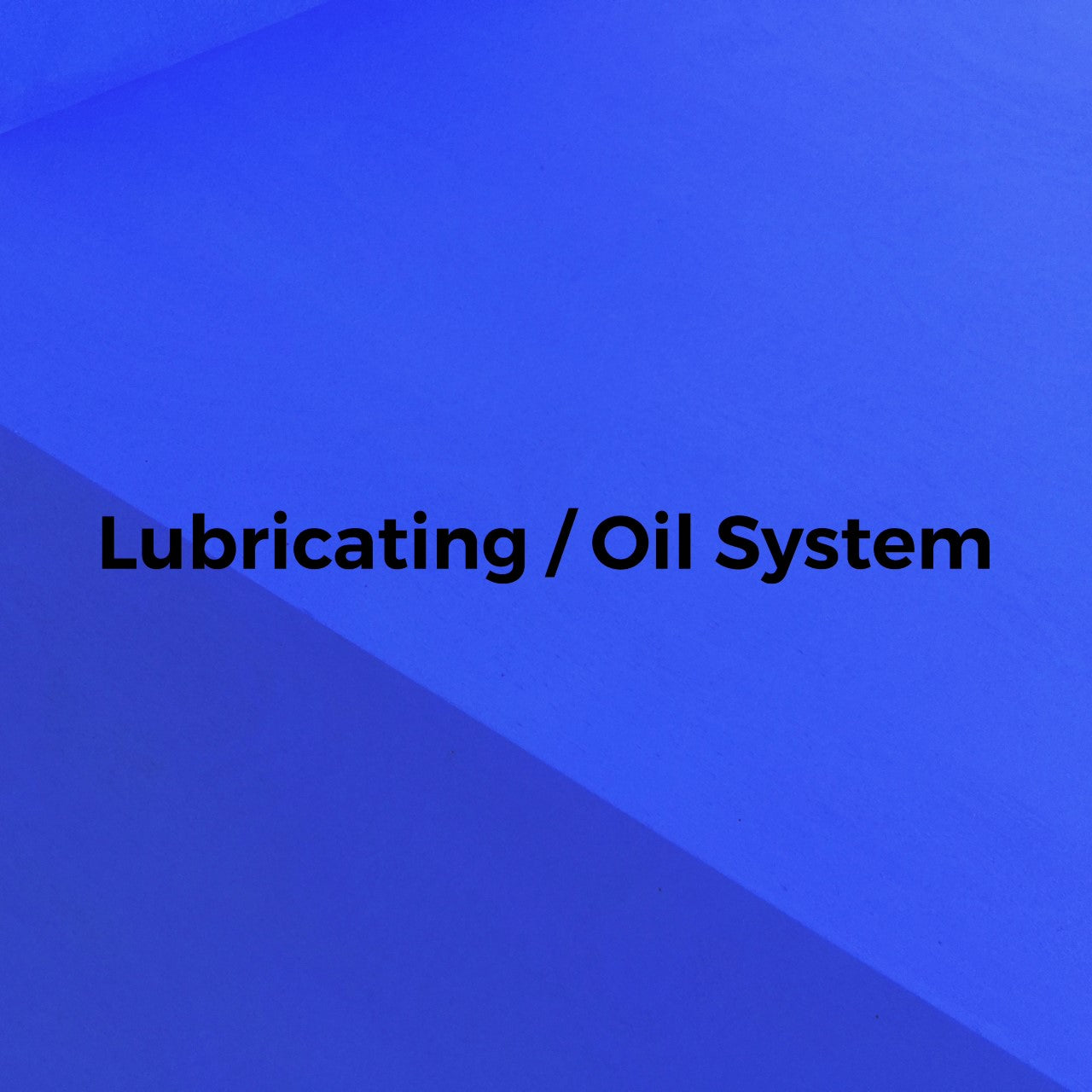 Lubricating / Oil system D11 engine