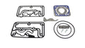 Air Compressor Repair kit Volvo Truck D12 Engine Fit to 20382348 21353460 4123520050 4123520300